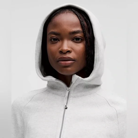 Part of MATCHING SET Lululemon Gray Sweatshirt Scuba Oversized Half-Zip Hoodie - Picture 4 of 9